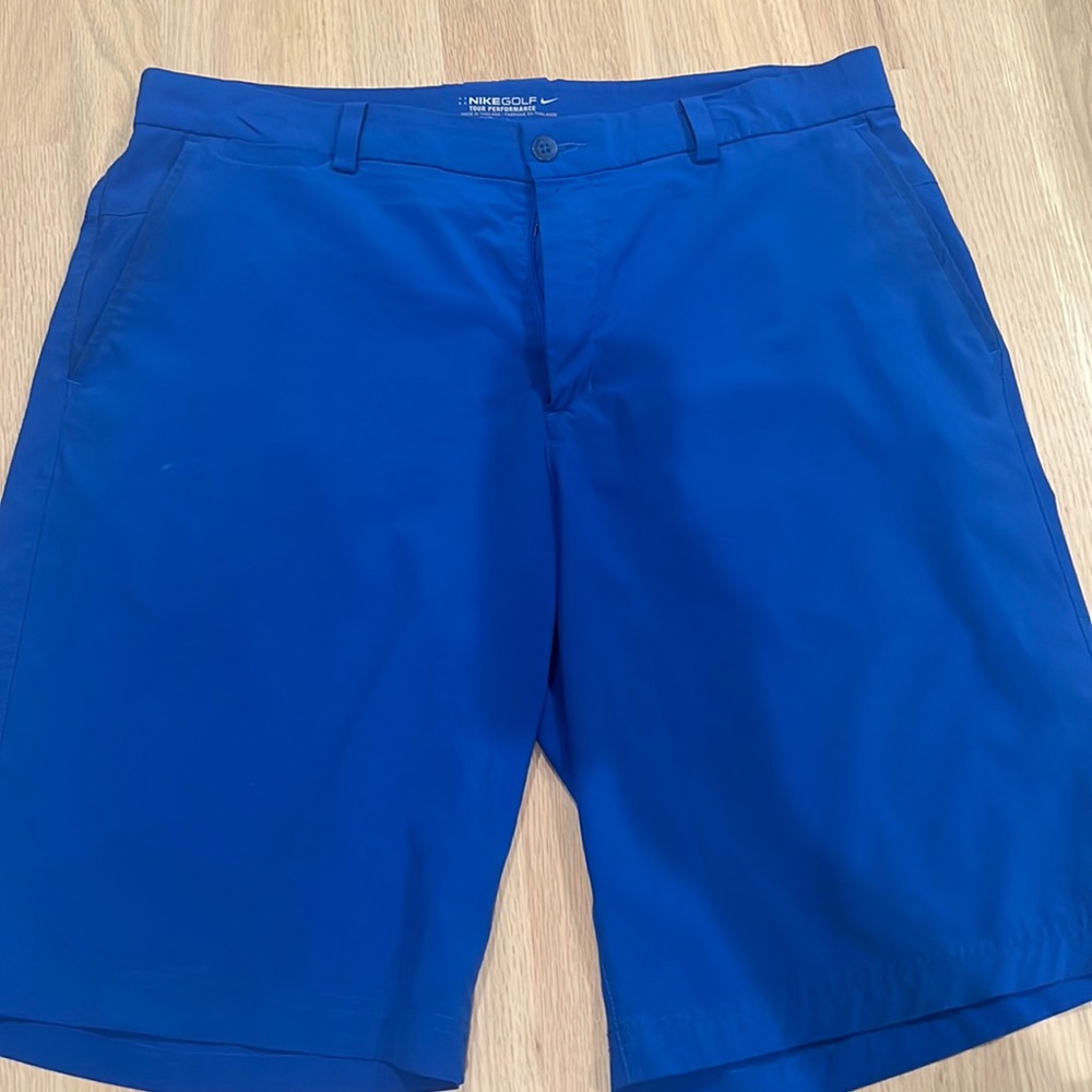 Blue Nike Golf Shorts